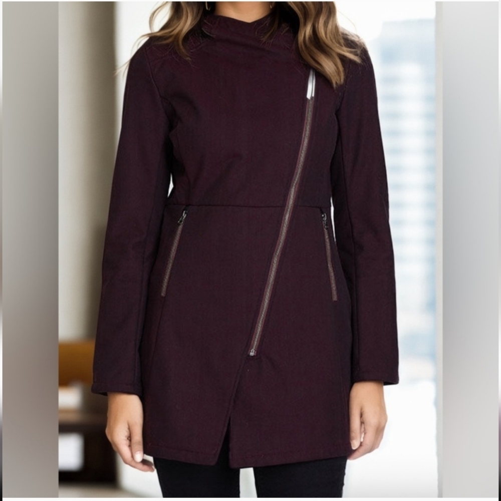 Mia Melon Green Houston Lined Rain Jacket